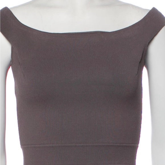 Scanlan Theodore crepe knit dress in XS brown - Picture 2 of 4